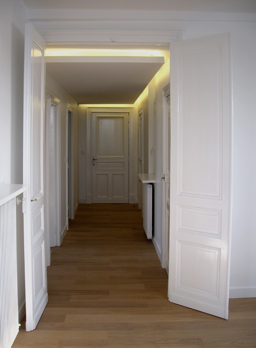 Couloir appartement haussmannien